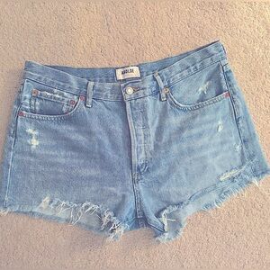 AGOLDE PARKER CUT OFF SHORTS SZ 30